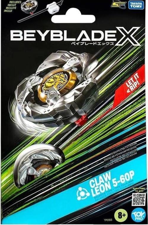 BEY03000 Beyblade 1li Set Claw Leon 5-60P