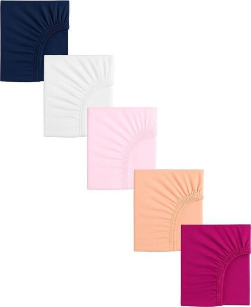 5 Adet 65 x 95 + 10 cm Anne Yanı Lastikli Penye Kumaş Bebek Çarşafı