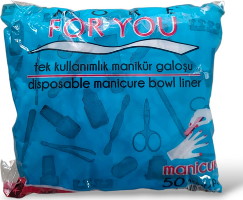 Tek Kullanımlık Manikür Galoşu 50'li Paket