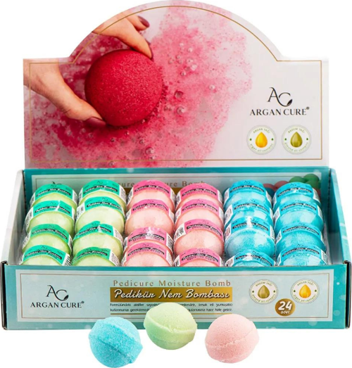 24 Adet 37g Köpüren Banyo Küvet Bombası / Nem Bombası / Manikür Pedikür Bombası