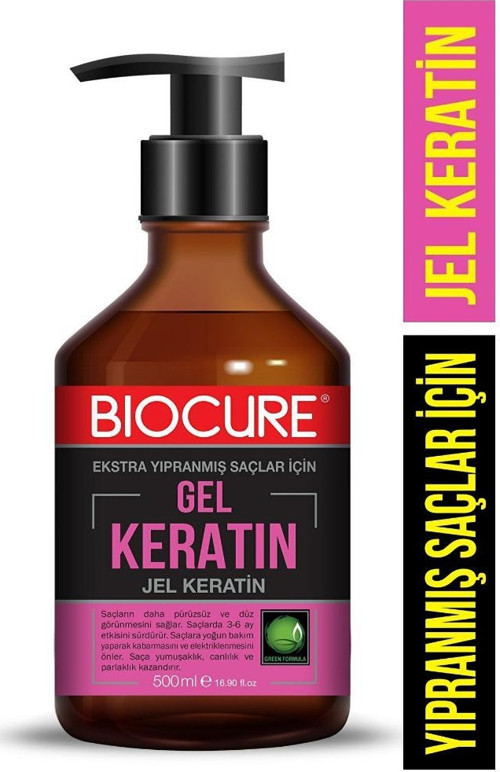 Yıpranmış Saçlar İçin Düzleştirici Jel Keratin 500ml