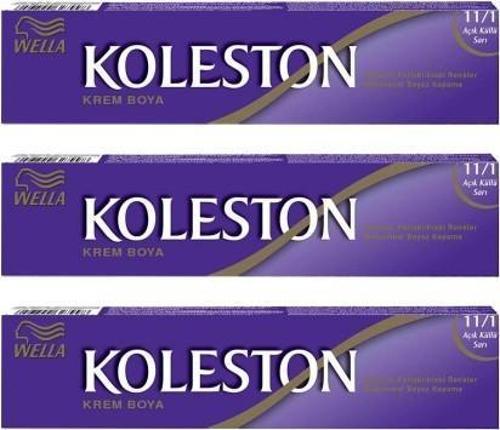 Koleston Tüp Boya 50 ml - 11.1 Açık Küllü Sarı 3 Adet