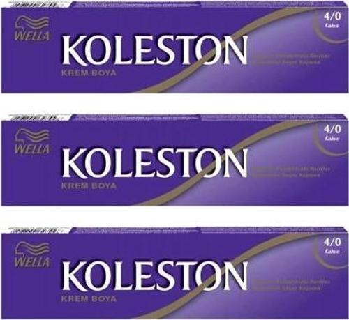 Koleston Tüp Boya 50 ml - 4.0 Kahve 3 Adet