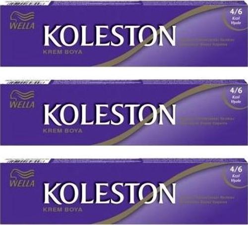 Koleston Tüp Boya 50 ml - 4.6 Kızıl Viyole 3 Adet