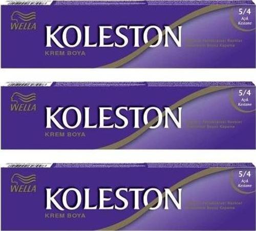 Koleston Tüp Boya 50 ml - 5.4 Açık Kestane 3 Adet