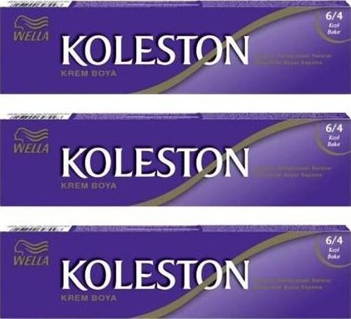 Koleston Tüp Boya 50 ml - 6.4 Kızıl Bakır 3 Adet