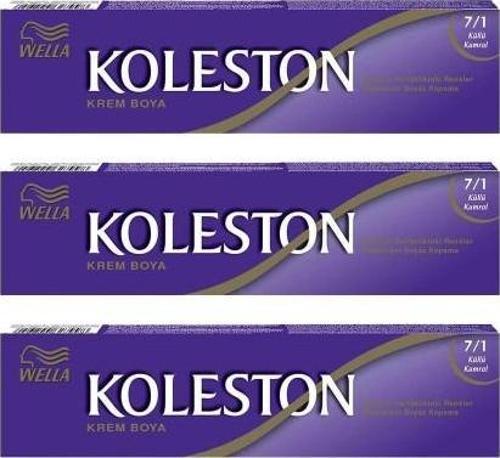 Koleston Tüp Boya 50 ml - 7.1 Küllü Kumral 3 Adet