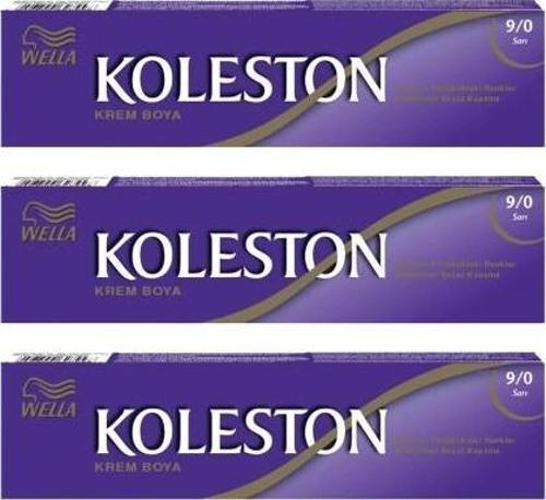 Koleston Tüp Boya 50 ml - 9.0 Sarı 3 Adet