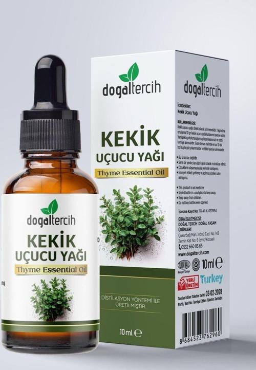 Kekik Uçucu Yağı 10 ML , Seyreltilmemiş Saf %100 Doğal Kekik Yağı
