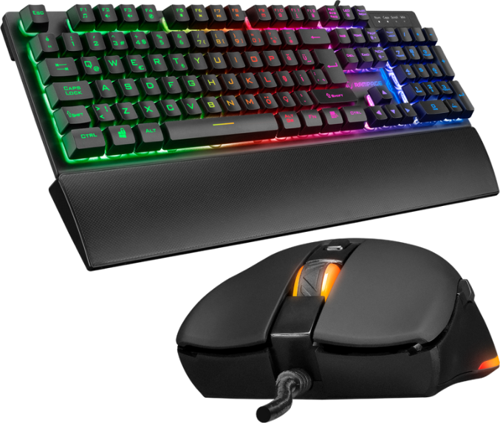 KM-RX7 Fortuna Rainbow TR Q 8 Tuş 6400 DPI Klavye Mouse Set