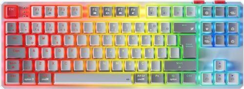Yoru Pro TKL Beyaz/Gri RGB Outemu Red Switch Kablosuz Mekanik Gaming (Oyuncu) Klavye