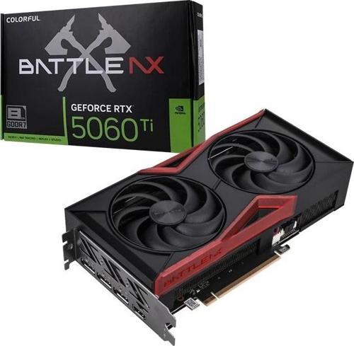 BattleAX GeForce RTX 5060Ti NB DUO 8GB-V GDDR7 128Bit 8GB Gaming (Oyuncu) Ekran Kartı