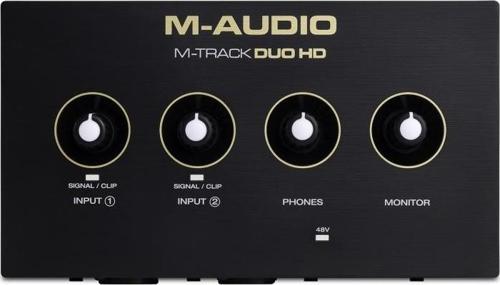 M-Track Duo HD | 2 Kanal, 24-bit / 192khz, 2 Mikrofon / Enstrüman / Line girişli ses kartı