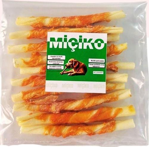 Tavuk Sarma Burgu Çubuk Köpek Ödülü 12Li Paket