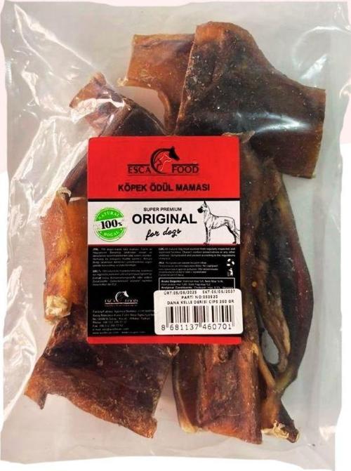 Köpekler İçin Sakatat Ödülü Dana Kelle Derisi 250 Gramlık Paket