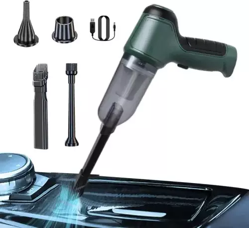 Air Blower Araba Süpürgesi Yeşil