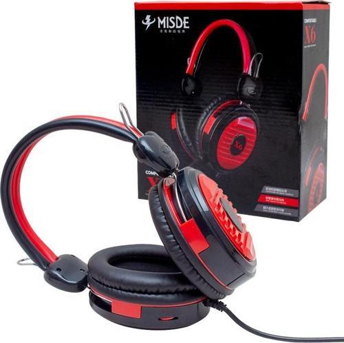 MAGICVOICE X6 MİSDE 3.5MM AUX GİRİŞLİ KULAKÜSTÜ STEREO MİKROFONLU OYUNCU KULAKLIK  GO50604304630