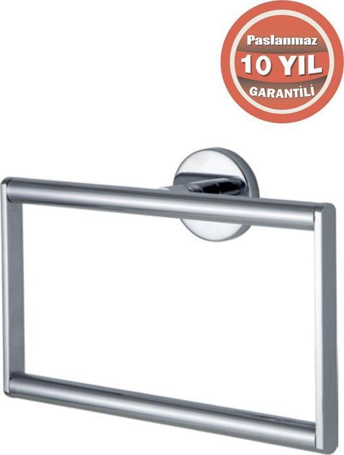 Paslanmaz Pirinç Flora Kare Havluluk Havlu Askısı