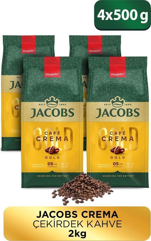 Cafe Crema Çekirdek Kahve 500 gr X4 Adet