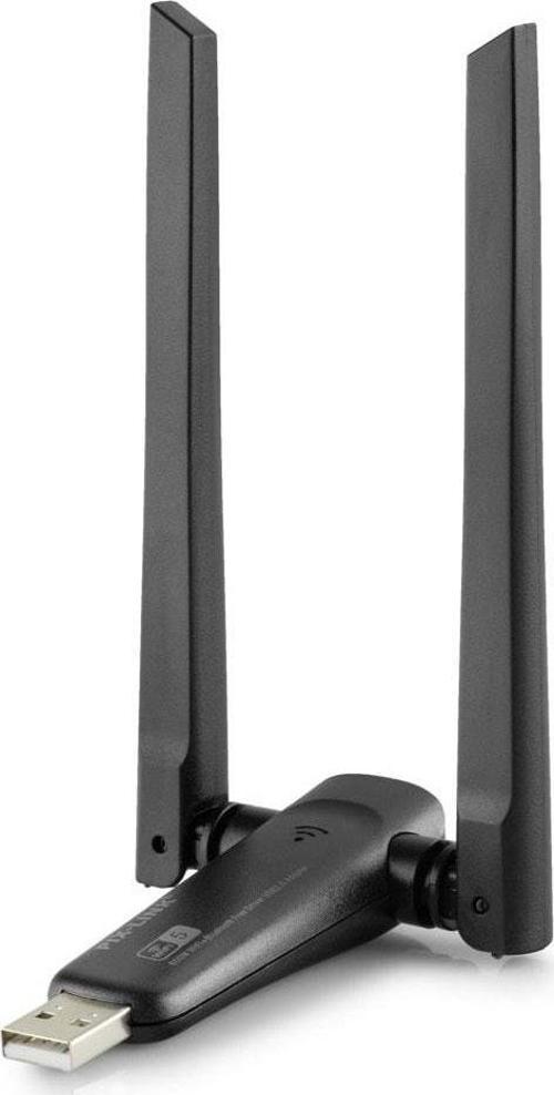Usb Wıfı Adaptor Ac600 2.4Ghz&5Ghz Rtl8811Cu Wifi5 Siyah UAC21D