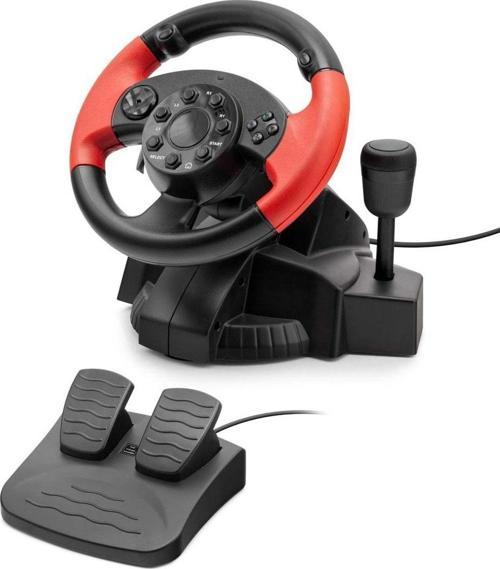 Oyuncu Direksiyon Seti 200° 7In1 Ps4/Ps3/Ps2/Pc/Xbox/Nıntendo/Androıd Siyah VW9829