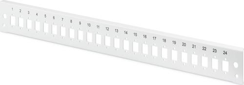Digitus DN-96200-QL Fiber Optik Sonlandırma Kutusu için Ön Panel, Kilit Mekanizmalı, 24 x LC Duplex SC Simplex, E2000 Simplex Dikey, Gri Renk (RAL 7035)&lt;br&gt;
Digitus Fiber Optic Splice Box Front 