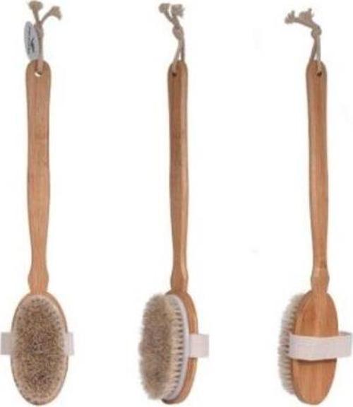 Organik Doğal At Kılı Banyo Fırçası