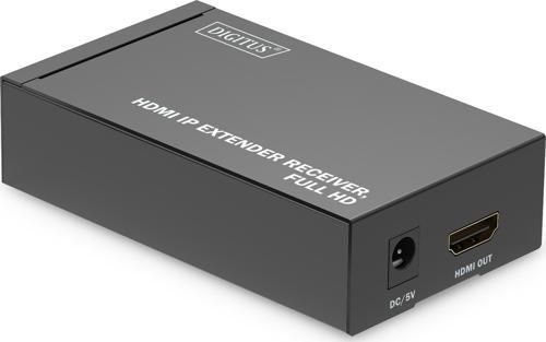 Digitus HDMI IP Sinyal Uzatma Cihazı, Alıcı (Receiver) Birim, DS-55517 Model Verici (Transmitter) Birim ile birlikte kullanılır (haricen temin edilir)&lt;br&gt;
Digitus HDMI IP Video Extender, Receive