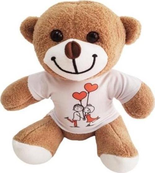 Sevimli Tişörtlü Peluş Ayicik