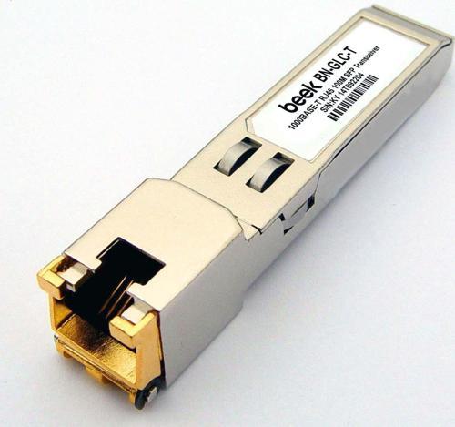 Beek 1000Base-T RJ45 100M SFP Transceiver, Cisco, Extreme, NORTEL, ZTE, Huawei, Alcatel, ZyXEL, Netgear, AVAYA, Juniper, Linksys, Enterasys ürünleriyle uyumlu