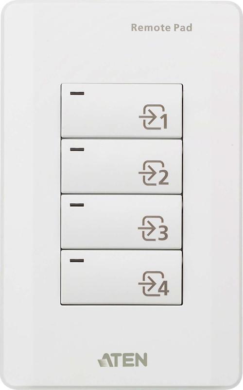 4 Düğmeli Uzaktan Kontrol Tuş Takımı (ATEN-VP1420/VP1421 Sunum Matrix Switch Ürünleri)&lt;br&gt;
4-Key Contact Closure Remote Pad (for ATEN-VP1420/VP1421 Presentation Matrix Switches)