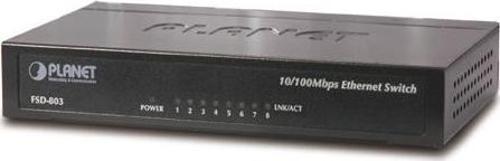 Yönetilemeyen Switch (Unmanaged Switch)&lt;br&gt;
8-Port 10/100Base-T