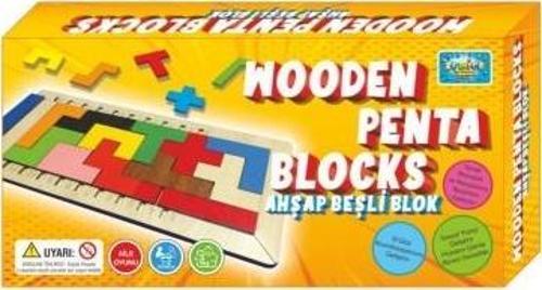 Ahşap Beşli Blok Oyunu