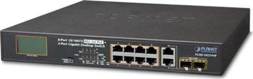 Yönetilemeyen Masaüstü Tip Switch (Unmanaged Desktop Switch)&lt;br&gt;
8-Port 10/100TX 802.3at/af PoE+ Injector Port (Port başına 30.8 watt) (PoE Güç Bütçesi maks. 120 Watt)&lt;br&gt;
2-Port 10/100/10