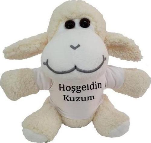 Hoşgeldin Kuzum Tişörtlü Peluş Kuzu