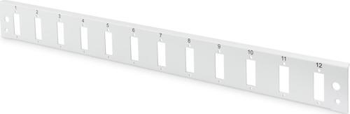 Digitus DN-96200-QL Sürgülü Boş Fiber Optik Sonlandırma Kutusu için Önpanel, Kilit Mekanizmalı, 12 x SC Duplex SC Simplex, E2000 Simplex Dikey, 1U, Vernikli Çelik Sac, Gri Renk (RAL 7035)&lt;br&gt;
Di