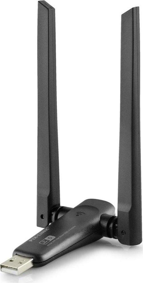 Usb Wıfı Adaptor Ac650 2.4Ghz&5Ghz Rtl8811Cu Wifi5 Siyah UAC23D