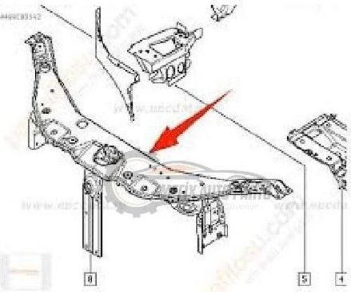 - ÖN PANEL LODGY/DOKKER 2012- - 625049610R