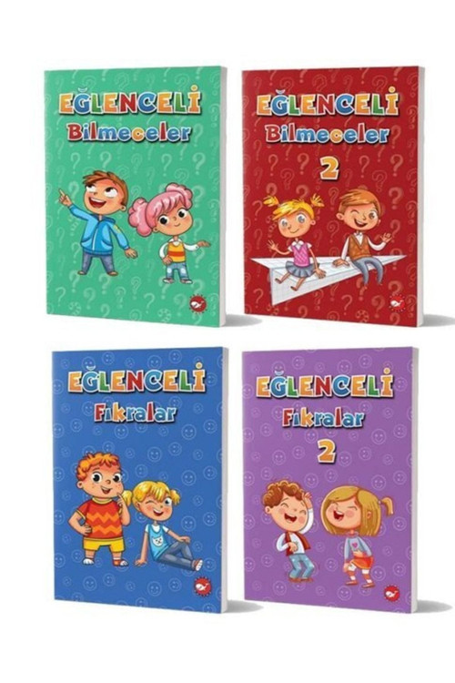 Eğlenceli Fıkralar Ve Bilmeceler Seti (4 Kitap Takım)