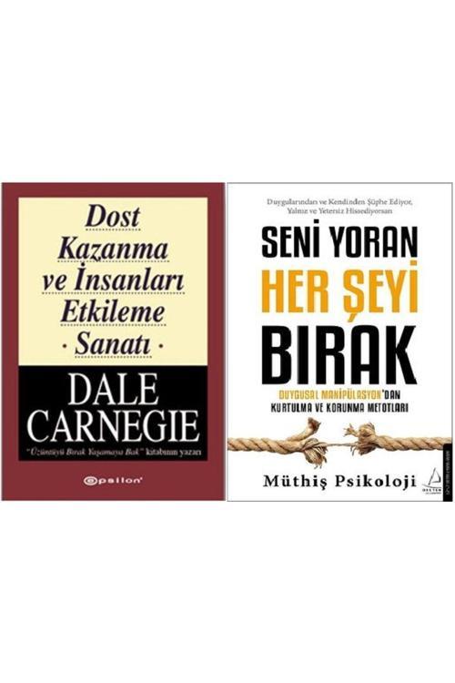 Dost Kazanma Ve Insanları Etkileme Sanatı + Seni Yoran Her Şeyi Bırak 2 K,tap Set