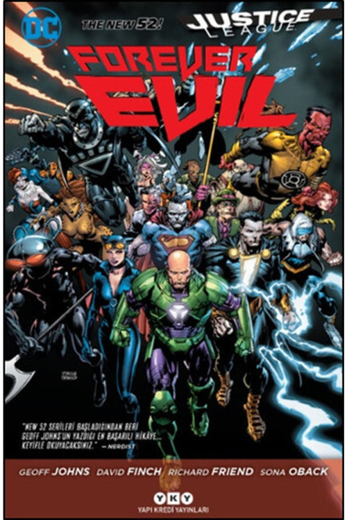 Justice League Forever Evil: Daima Kötülük, Geoff Johns & David Finch & Richard Friend & Sona Oback