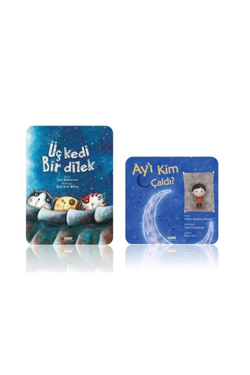 Üç Kedi Bir Dilek Ve Ay'ı Kim Çaldı? - 2 Kitap Okul Öncesi