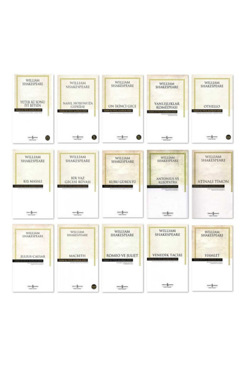 William Shakespeare 15 Li Kitap Seti