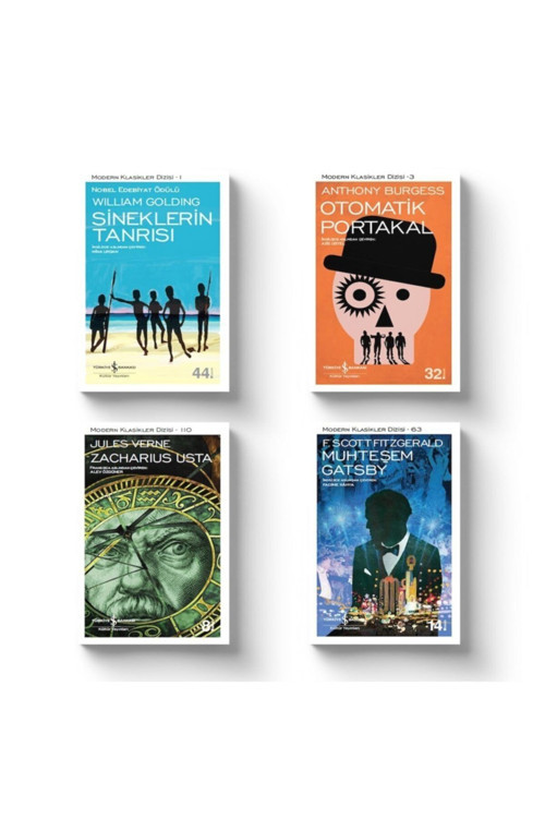 Modern Klasikler - Otomatik Portakal - Sineklerin Tanrısı - Muhteşem Gatsby - Zacharius Usta