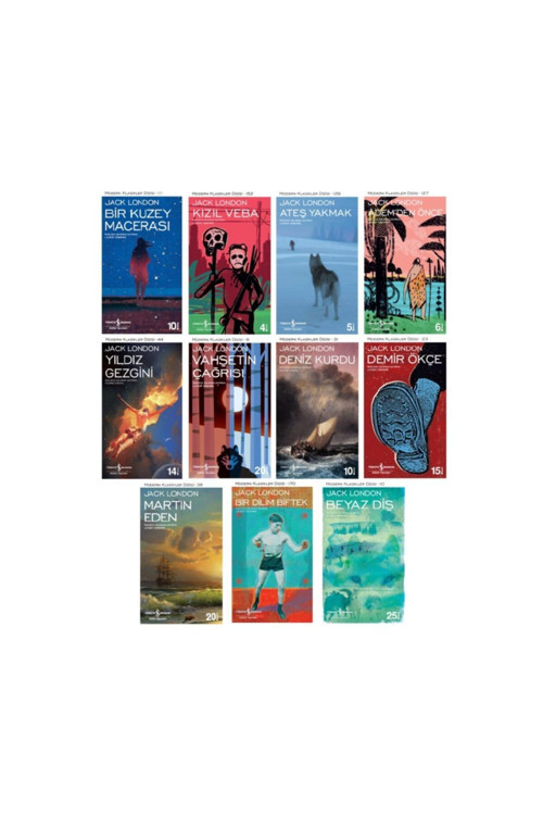 Jack London Modern Klasikler 11 Kitap Set