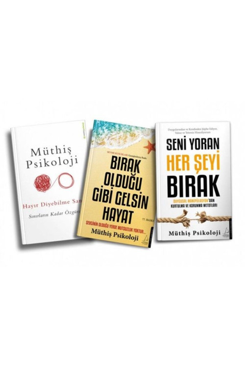 Müthiş Psikoloji Seti - 3 Kitap Takım