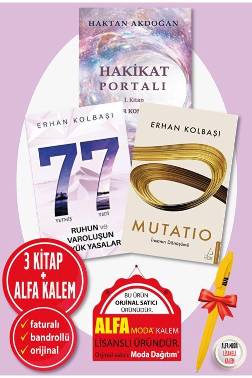 Hakikat Portalı + Yetmiş Yedi 77 + Mutatio / Erhan Kolbaşı - Haktan Akdoğan 3 Kitap Set - Destek