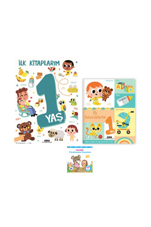 İlk Kitaplarım 1 Yaş - İlk Sözcüklerim 1 Yaş - 2 Kitap Set