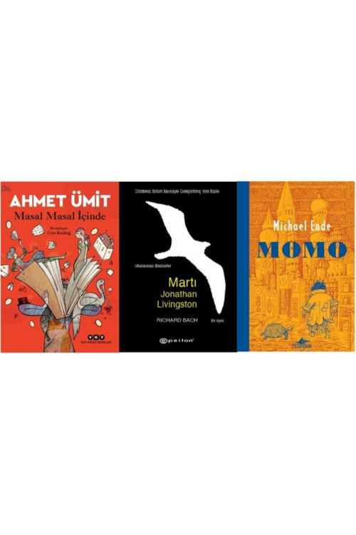 Masal Masal Içinde - Momo - Martı Jonathan Livingston 3 Kitap Set