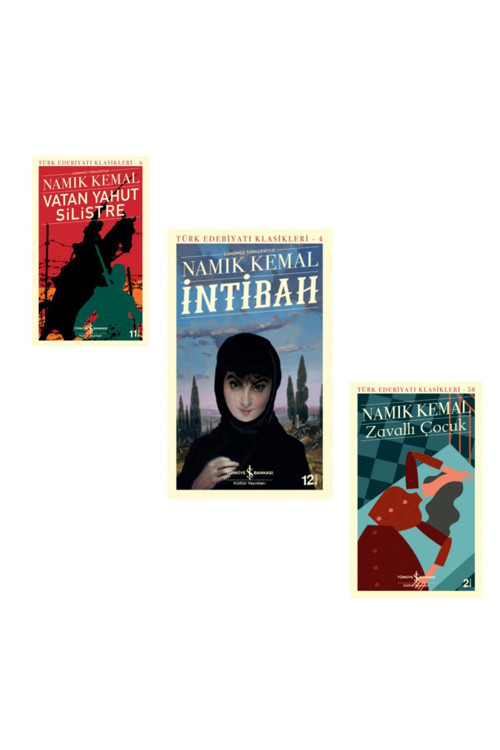 Namık Kemal 3 Kitap Set ( Intibah - Zavallı Çocuk - Vatan Yahut Silistre )
